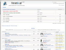 Tablet Screenshot of forumtv.pl
